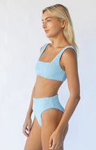 Citrine | Robbie Top | Cerulean | Side | Vagabond | Apparel | Boutique