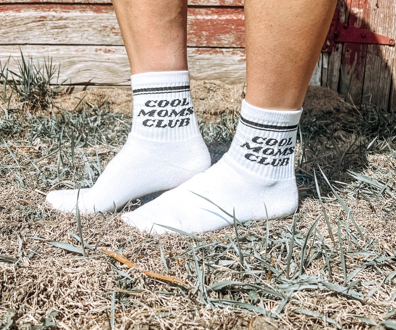 Disohrted Vintage Cool Mom Sock