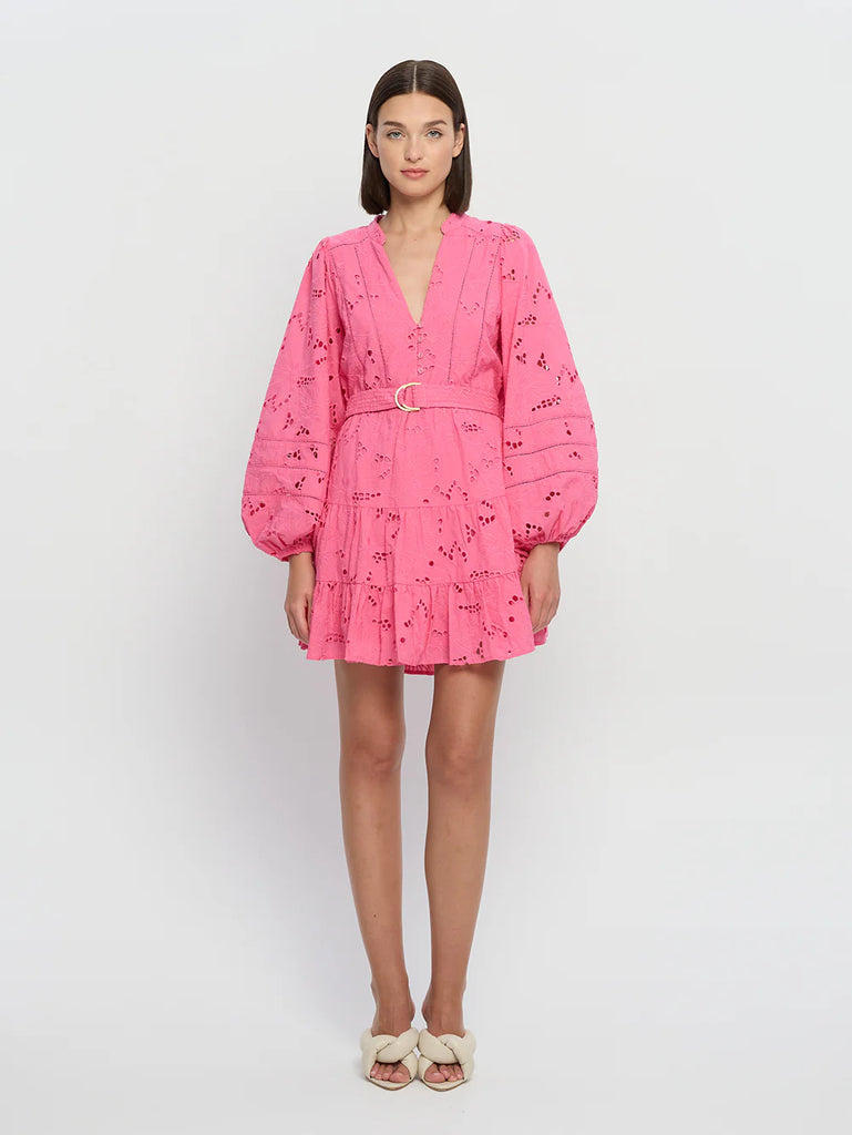 Kivari Corfu Mini Dress Pink | Vagabond Apparel Boutique