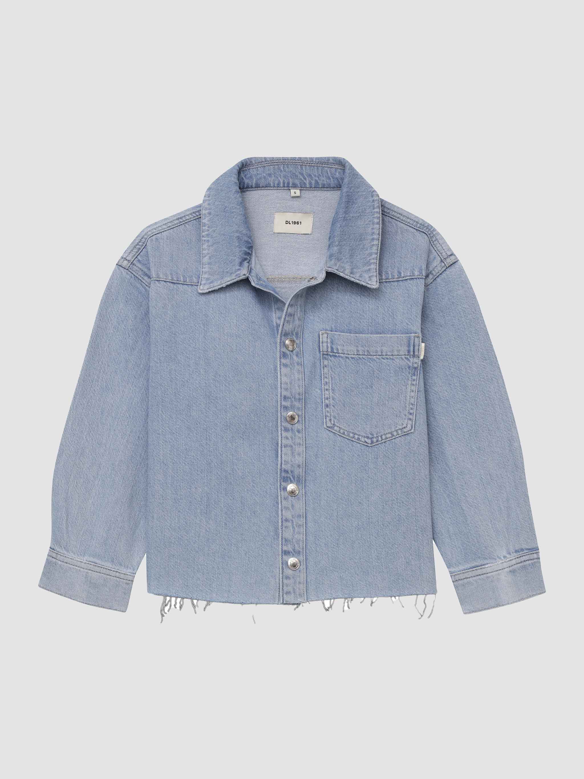 DL1961 | Girl | Olivia Shirt Lakefront | Flat | Vagabond | Apparel | Boutique