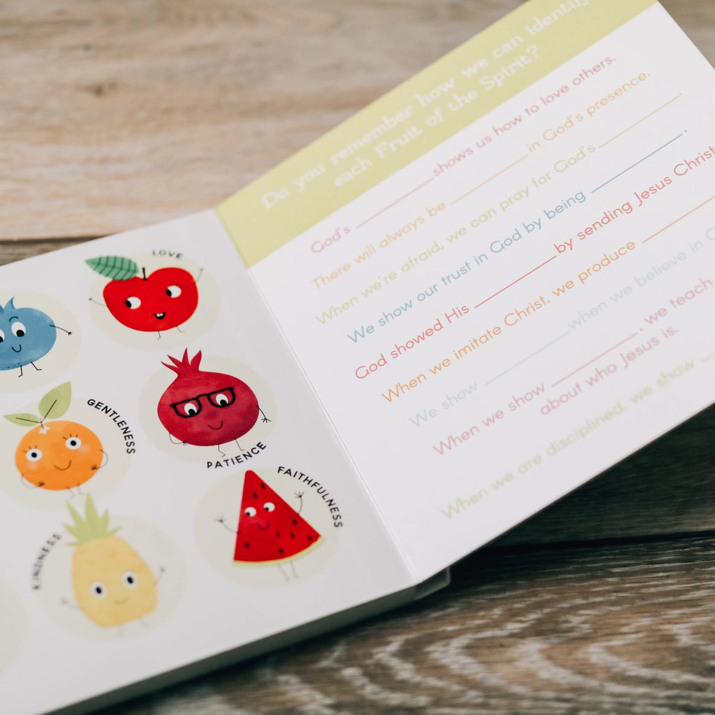 The Daily Grace Co | Fruit of The Spirit Board Book | Open | Vagabond | Apparel | Boutique