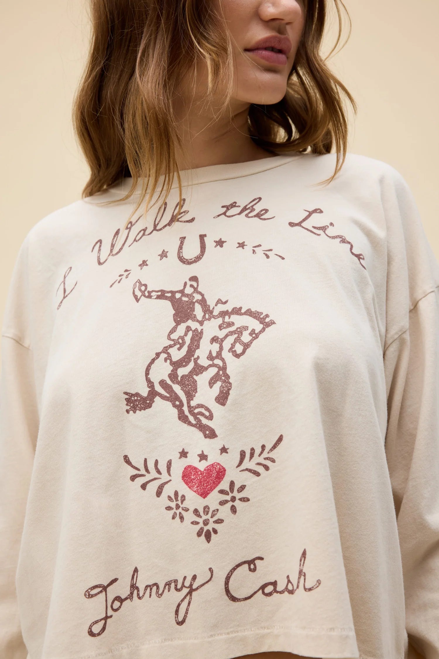 Daydreamer | Johnny Cash Walk The Line Meet & Greet Long Sleeve | Close | Vagabond | Apparel | Boutique