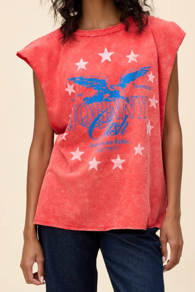 Daydreamer| Johnny Cash Muscle Tank | Vagabond | Apparel | Boutique