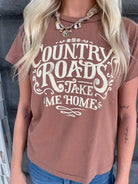 Daydreamer | John Denver Country Road Reverse GF Tee | Close | Vagabond | Apparel | Boutique