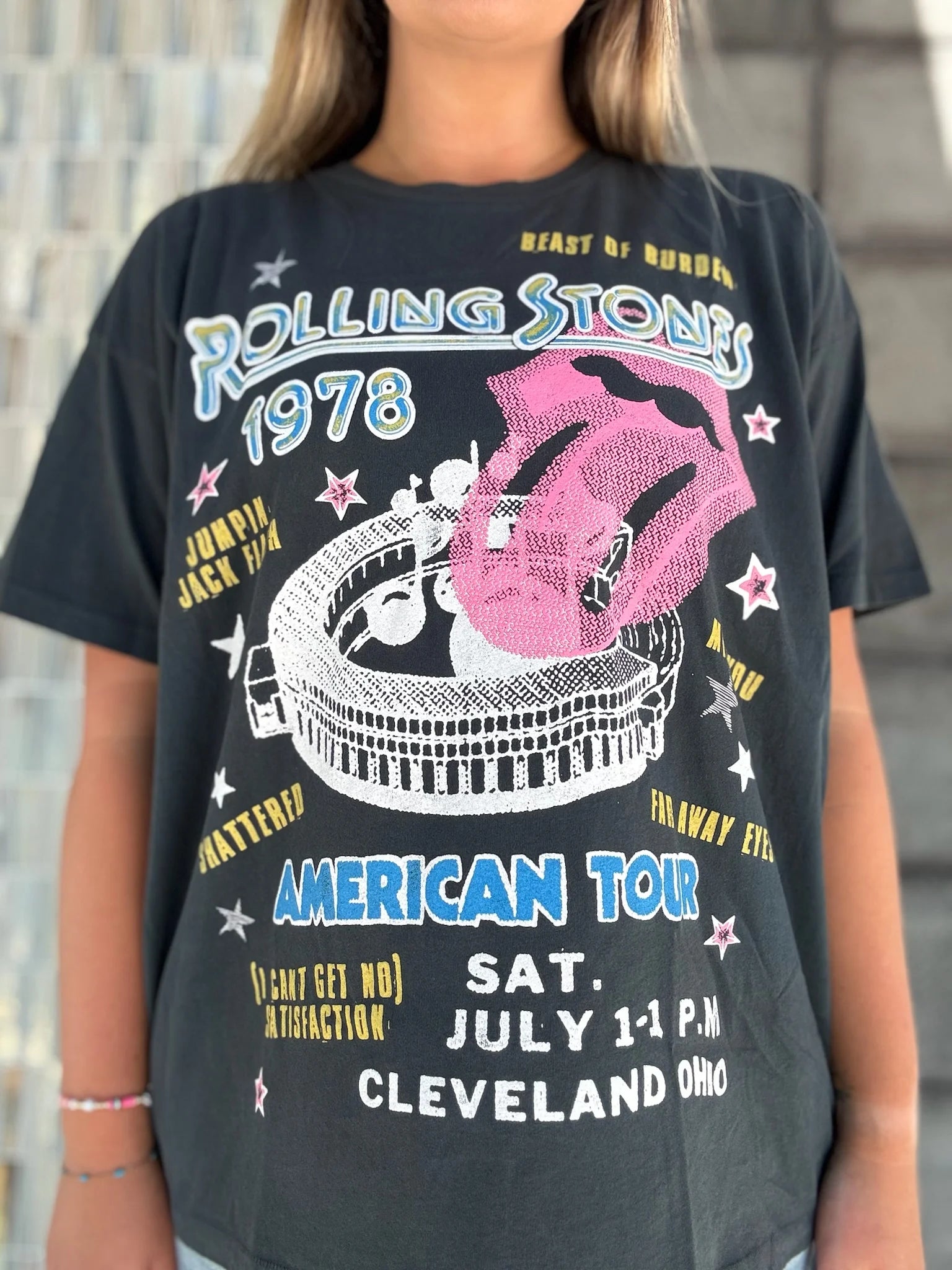 Daydreamer Rolling Stones 1978 American Tour Merch Tee