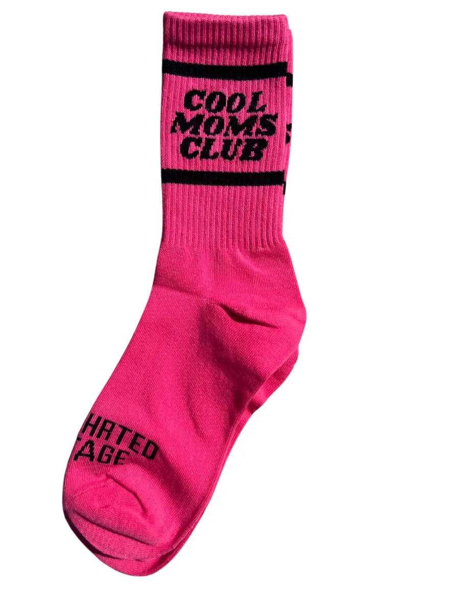 Disohrted Vintage  | Mom Socks | Hot Pink | Vagabond | Apparel | Boutique