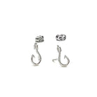Silver Girl Hook Post earrings