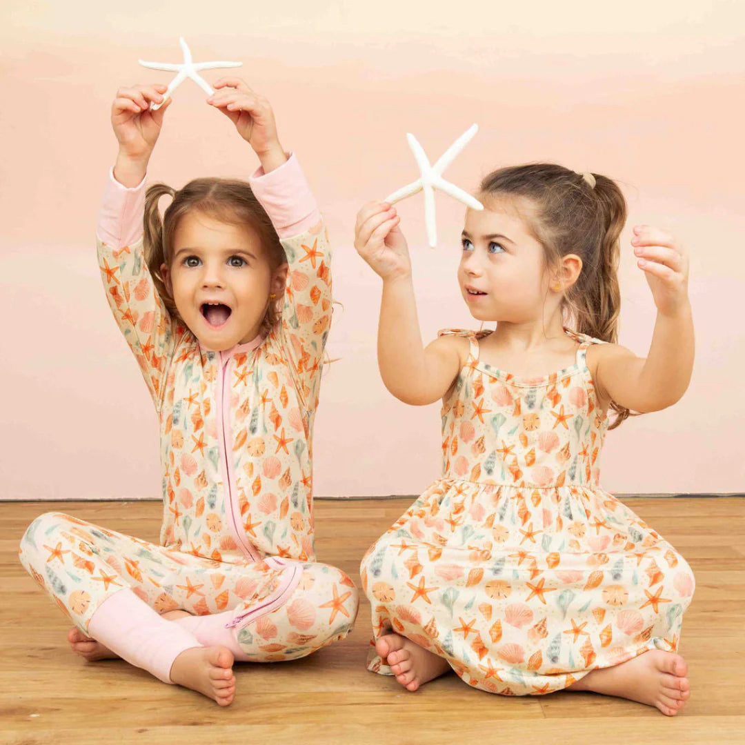 Emerson & Friends | Sandy Seashells Bamboo Convertible PJ | Lifestyle | Vagabond | Apparel | Boutique
