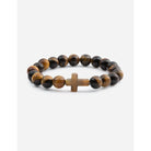 Elevated Faith | Cross Bracelet | Tiger Eye | Vagabond | Apparel | Boutique