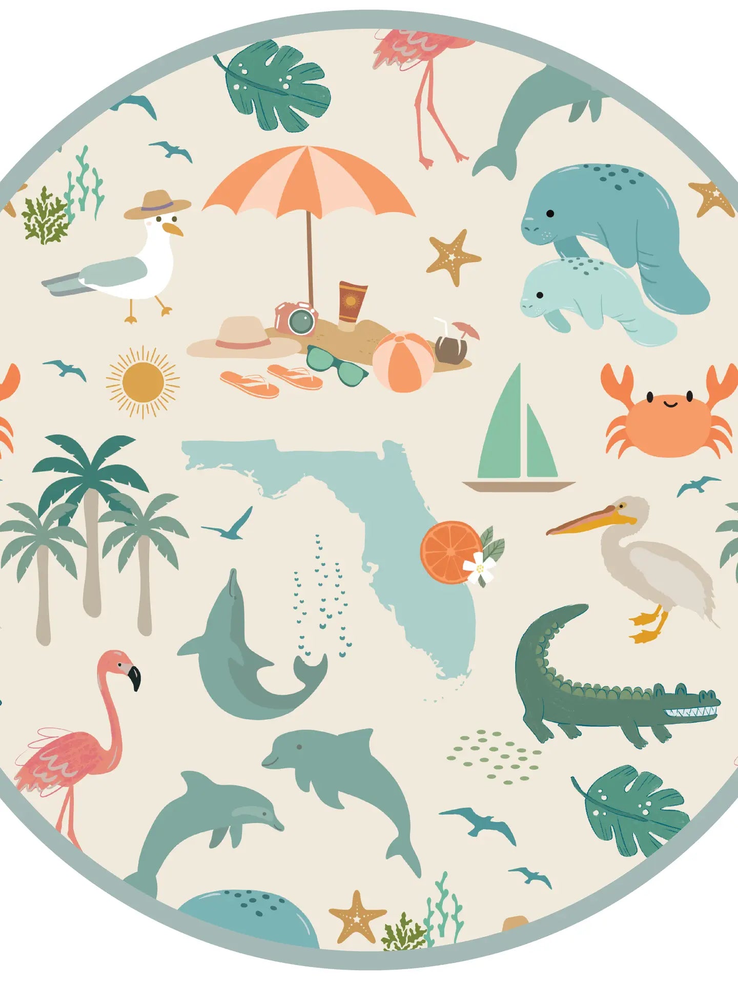 Emerson & Friends | Explore Florida Bamboo Sundress | Swatch | Vagabond | Apparel | Boutique