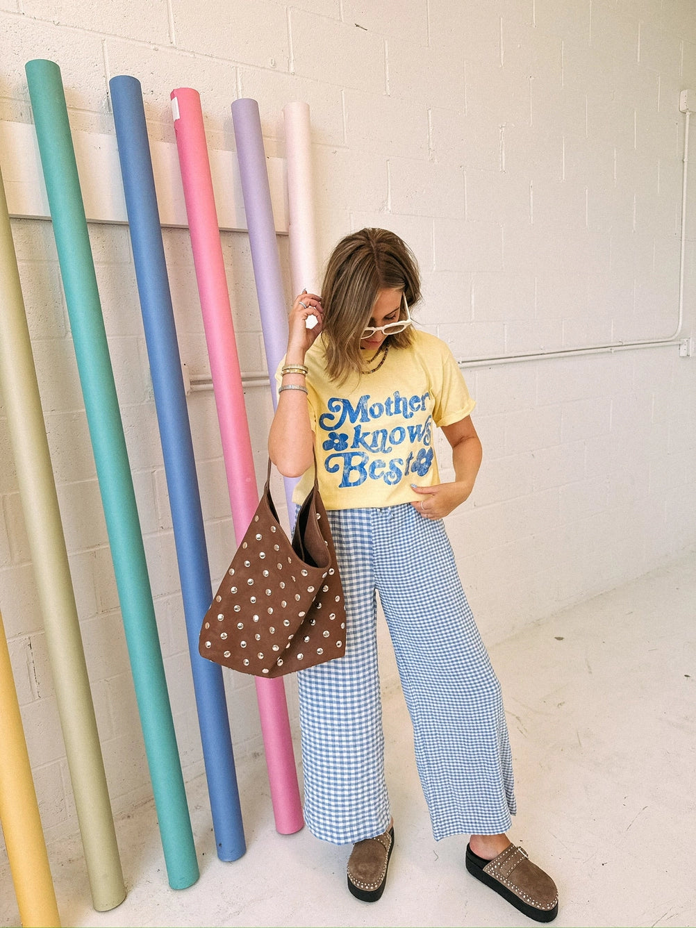 Etta & East | Mother Knows Best Tee | Model | Vagabond | Apparel | Boutique