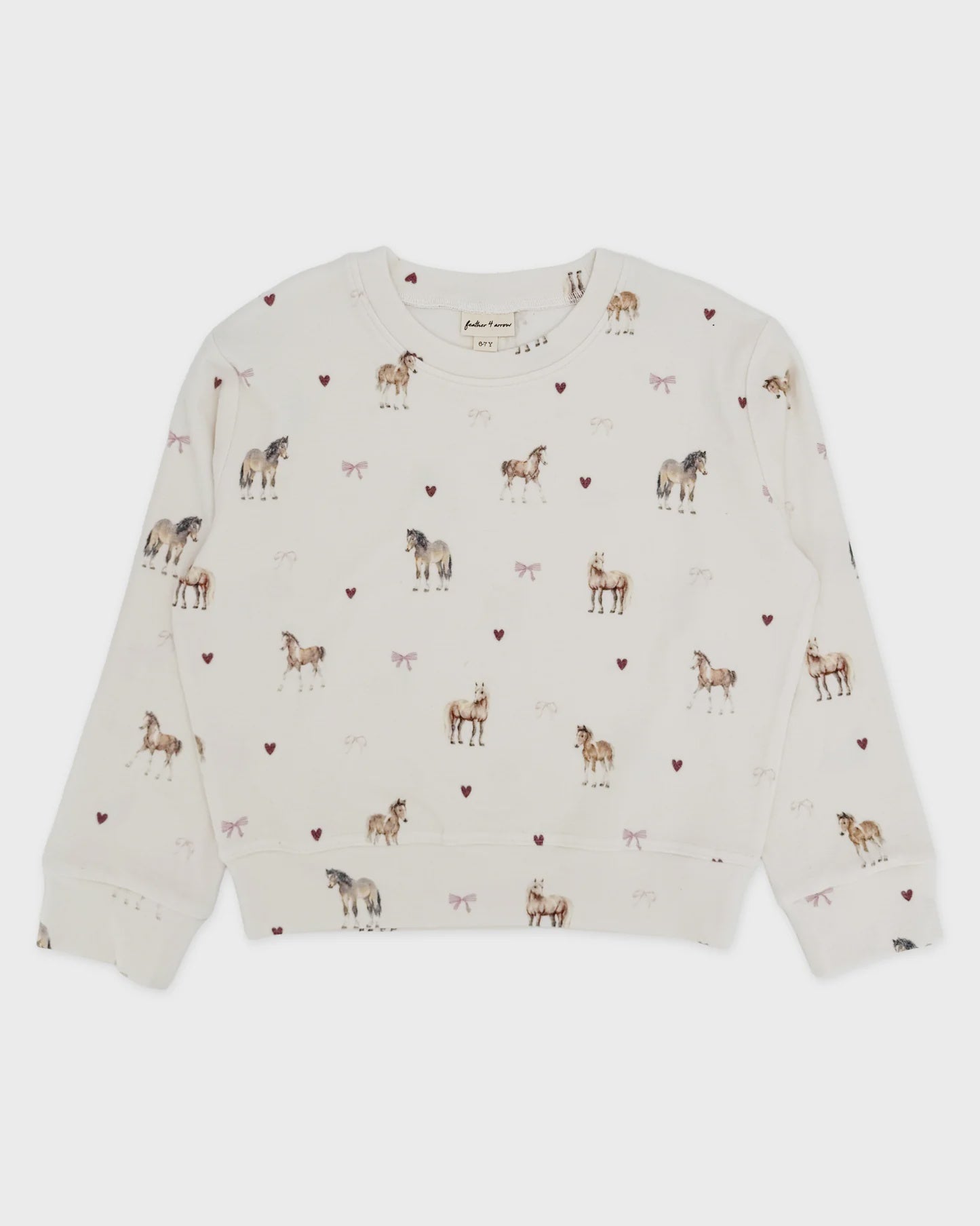 Feather 4 Arrow Luna Horse Hacci Top
