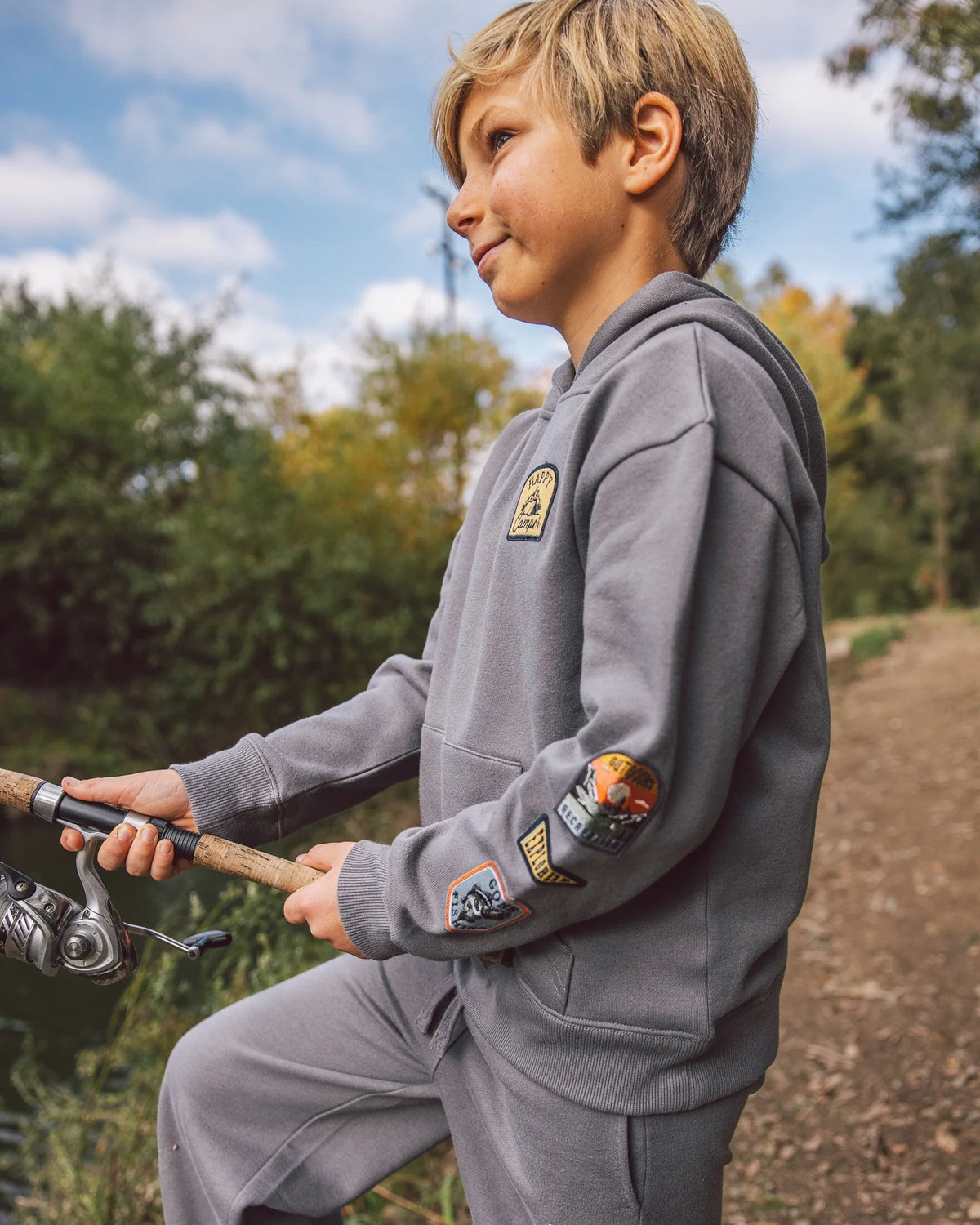 Feather 4 Arrow | Boy Hadley Patch Hoody | Vagabond | Apparel | Boutique