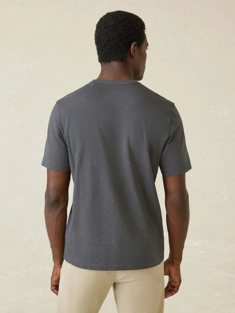 Faherty | Sunwashed | Pocket | Tee | Graphite | Vagabond | Apparel | Boutique