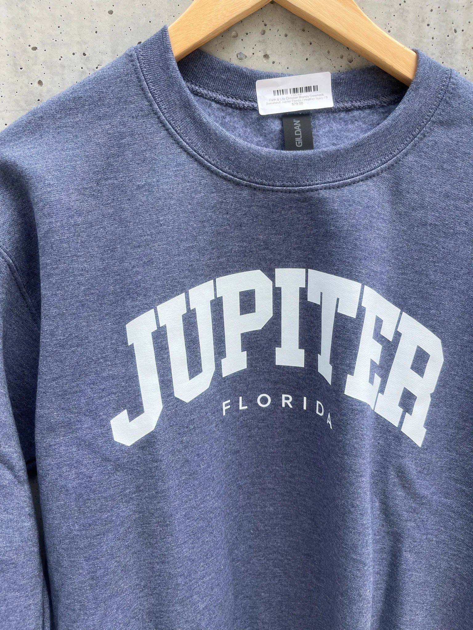 Faith & Life Christian Brands | Crewneck Sweatshirt | Jupiter Florida | Close | Vagabond | Apparel | Boutique