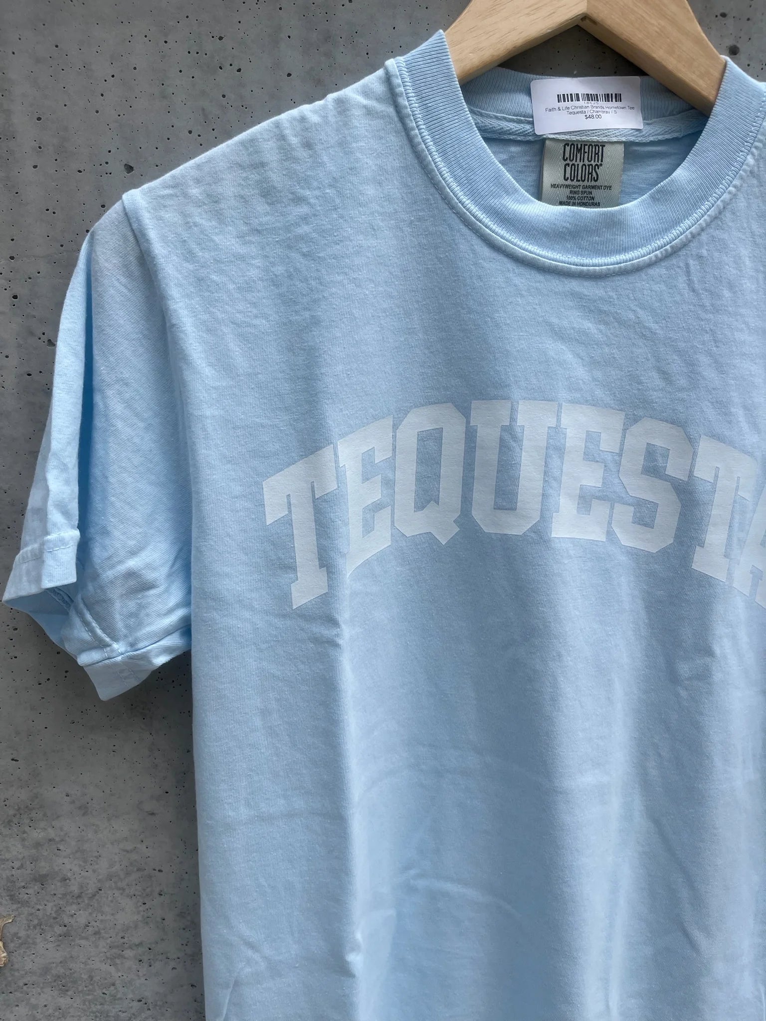 Faith & Life Christian Brands | Hometown Tee Tequesta | Side | Vagabond | Apparel |  Boutique