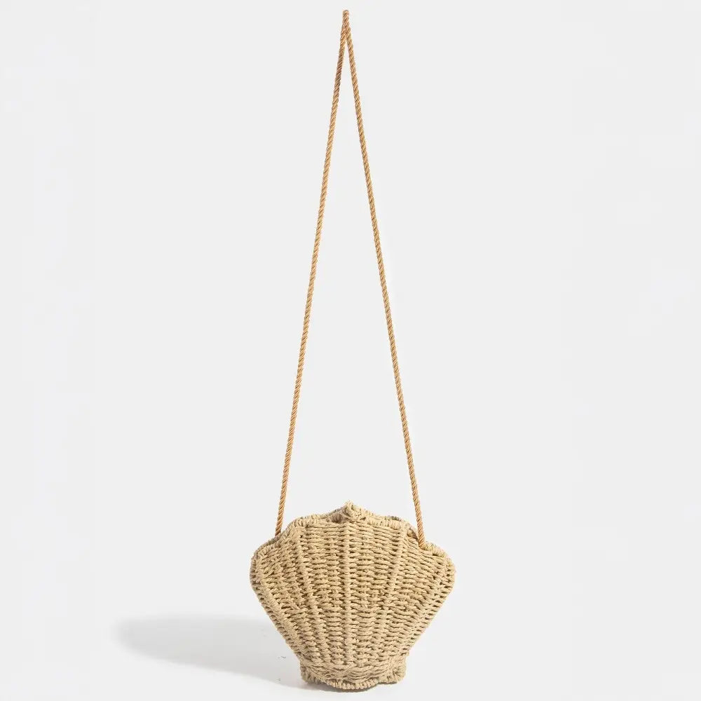 Fame | Straw Braided Seashell Bag | Vagabond | Apparel | Boutique