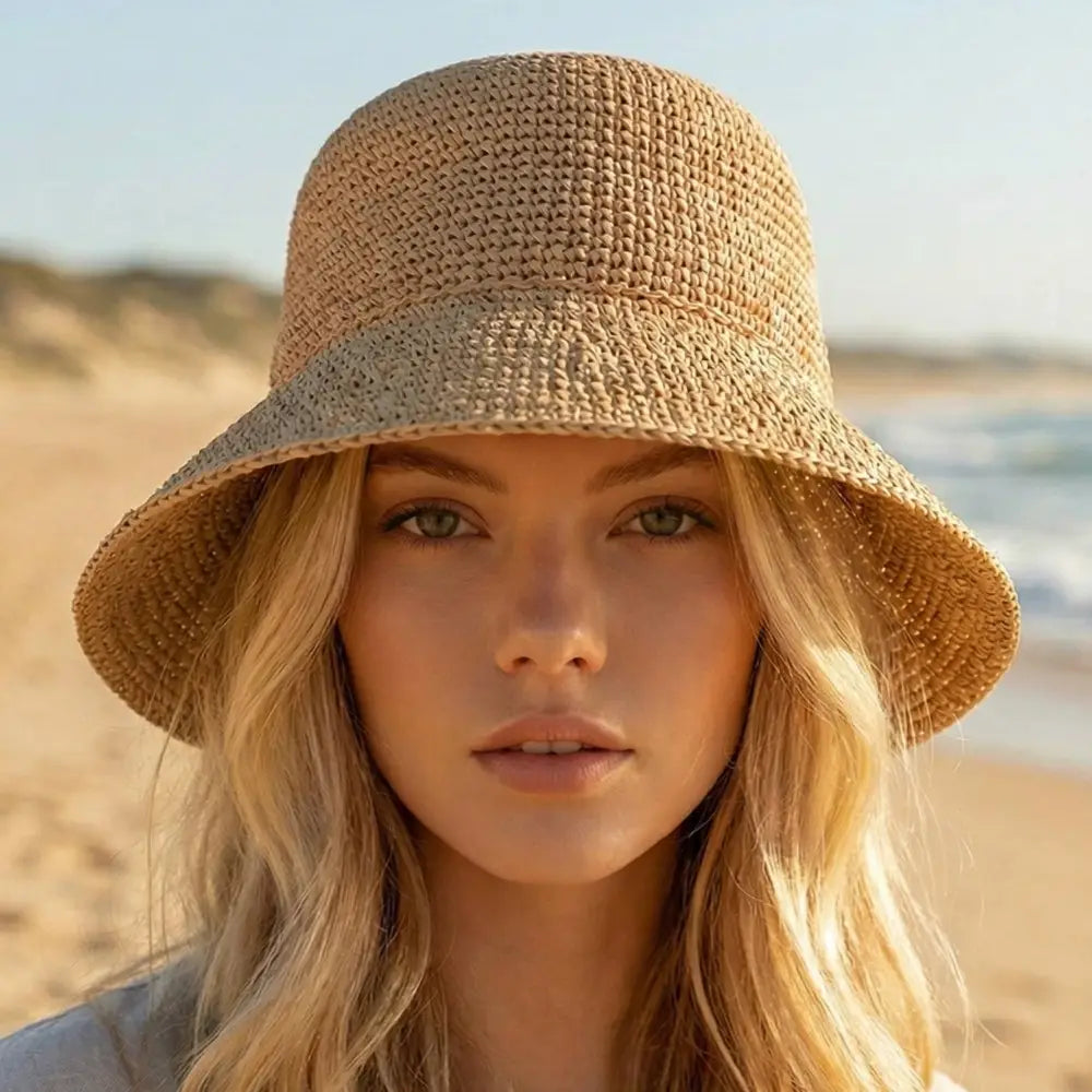Fame | Braided Raffia Bucket Hat | Vagabond | Apparel | Boutique