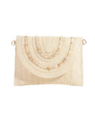 Fame |  Shell Beaded Woven Envelope Clutch | Vagabond | Apparel | Boutique