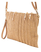 Fame |  Shell Beaded Woven Envelope Clutch | Vagabond | Apparel | Boutique
