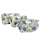 Farylina | Toiletry Set | Green Blue Floral | Vagabond | Apparel | Boutique