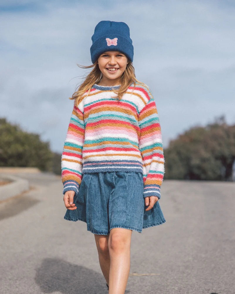 Feather 4 Arrow | Dreamer Knit Top | Stripe | Model | Vagabond | Apparel | Boutique