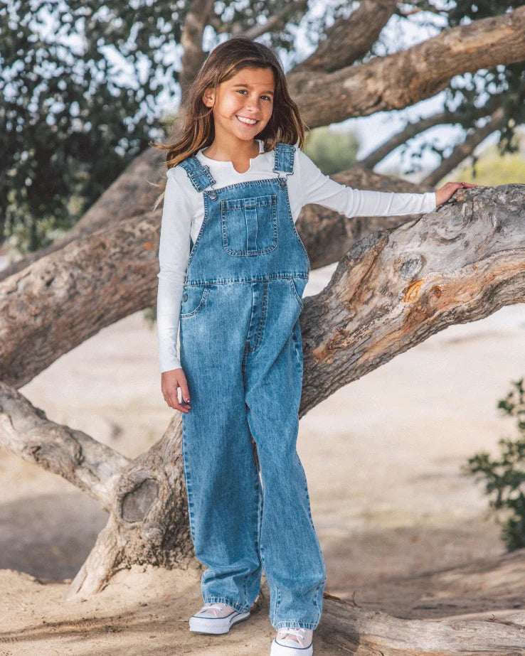 Feather 4 Arrow | Heritage Denim Overallls | Model | Vagabond | Apparel | Boutique
