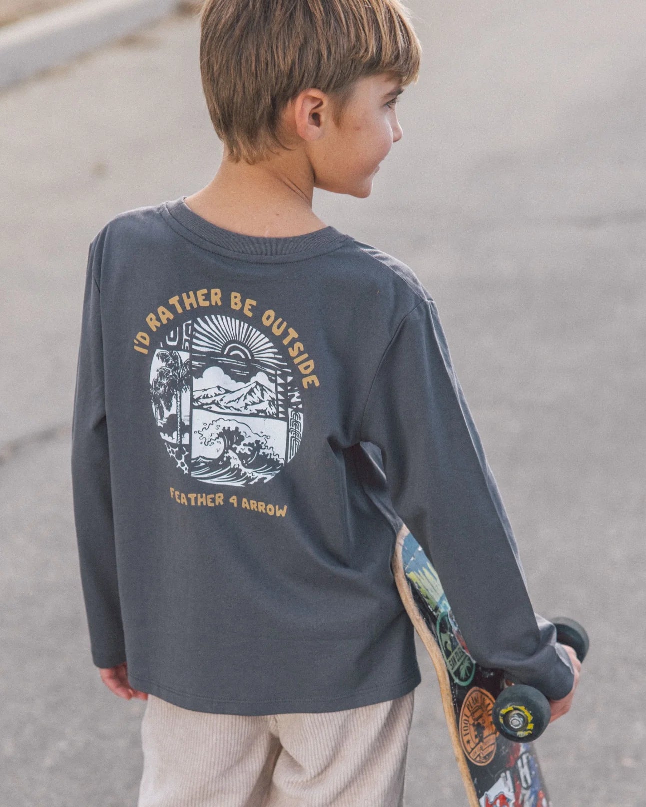 Feather 4 Arrow | Outside LS Tee | Vagabond Apparel | Boutique