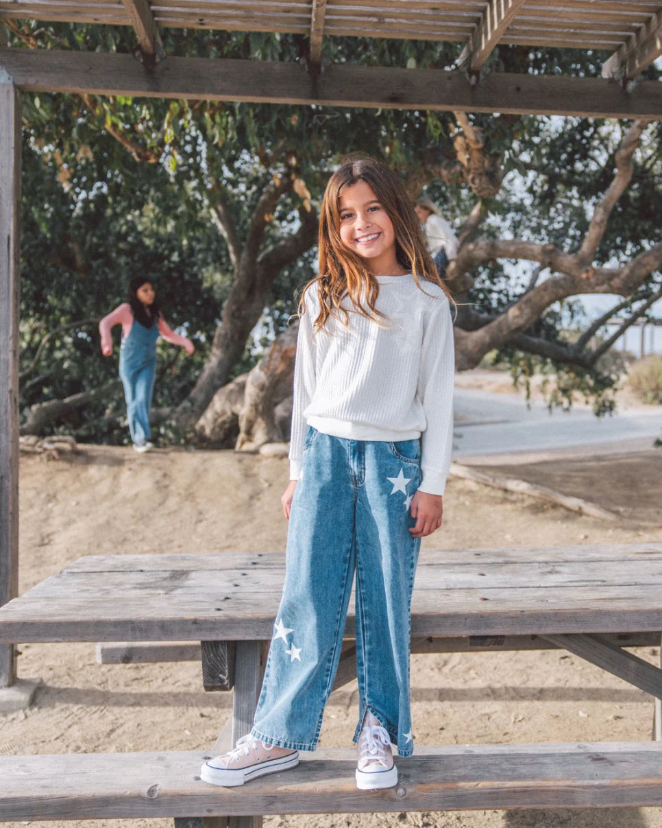 Feather 4 Arrow | Starlight Denim Pant | Model | Vagabond | Apparel | Boutique