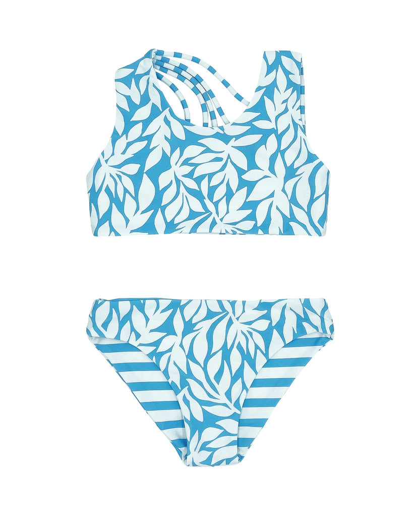Feather 4 Arrow Summer Sun Reversible Bikini Blue Grotto