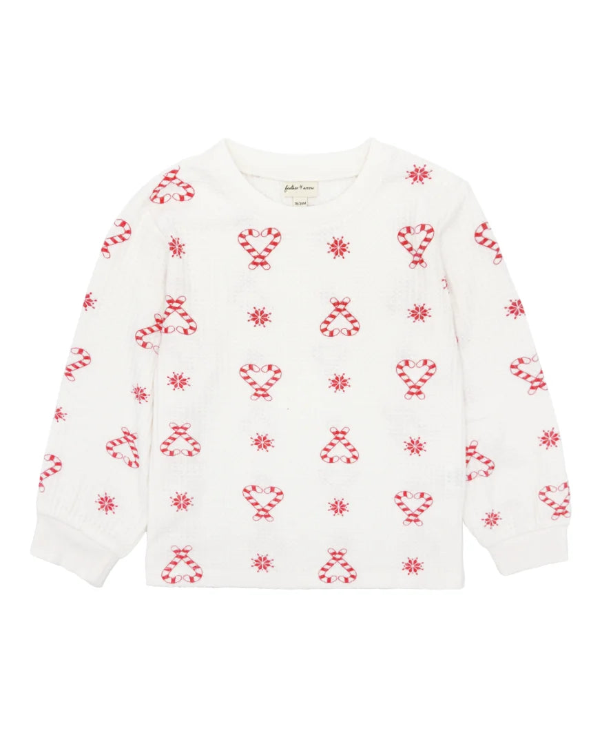 Feather 4 Arrow | Anna Candy Cane Top | Vagabond | Apparel | Boutique