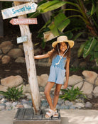 Feather 4 Arrow | Brunch Club Romper | Model | Vagabond | Apparel | Boutique