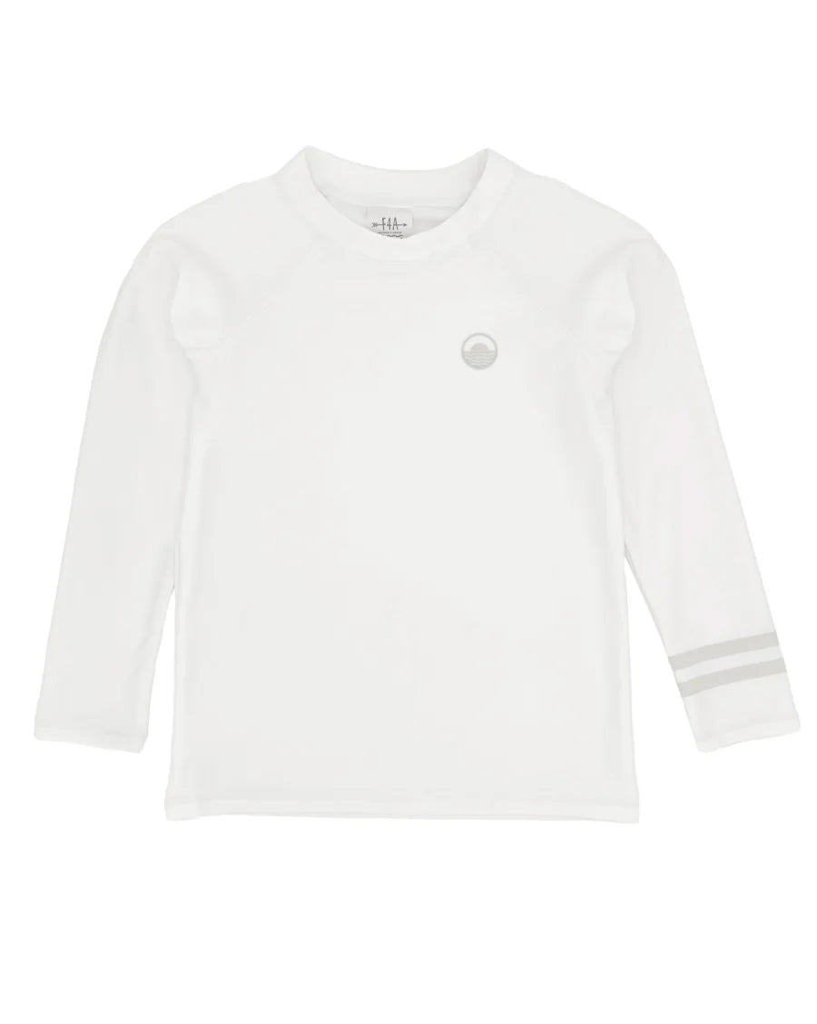 Feather 4 Arrow|  Long Sleeve Rashguard | White | Vagabond | Apparel | Boutique