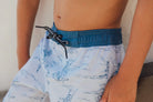 Feather 4 Arrow | Scallop Boardshort | Cloudy Sky | Model | Vagabond | Apparel | Boutique