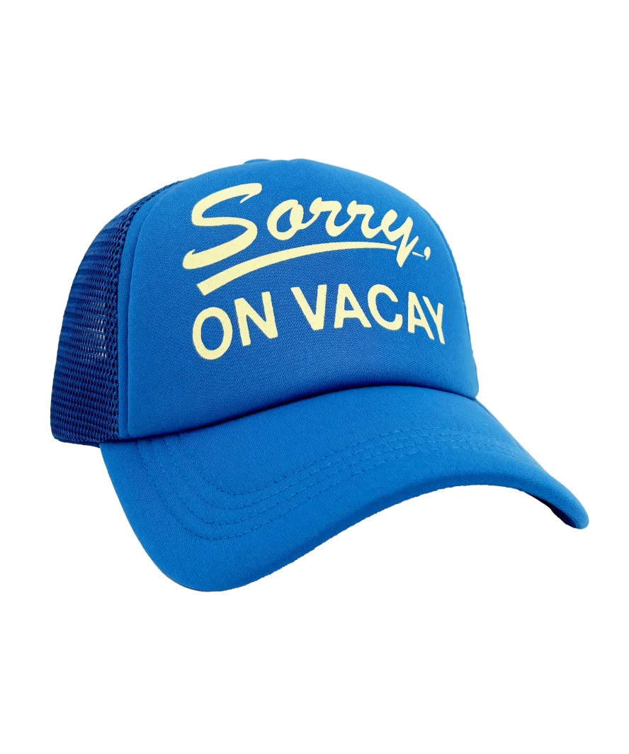 Feather 4 Arrow | Sorry On Vacay Trucker Hat | Vagabond | Apparel | Boutique
