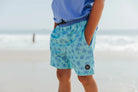 Feather 4 Arrow | Volley Trunk | Aqua Crystal | Model | Vagabond | Apparel | Boutique