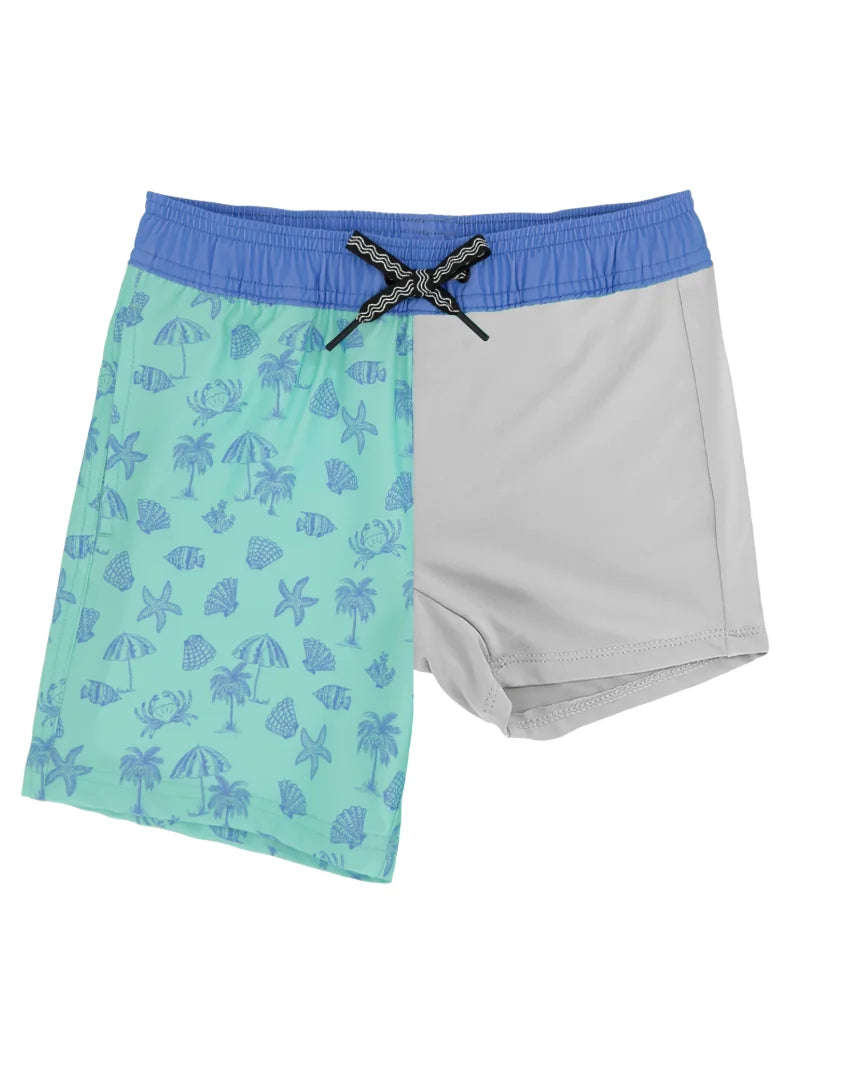 Feather 4 Arrow | Volley Trunk | Aqua Crystal | Inside | Vagabond | Apparel | Boutique