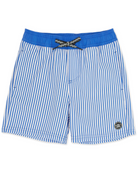 Feather 4 Arrow | Volley Trunk | Marina Blue | Close | Vagabond | Apparel | Boutique