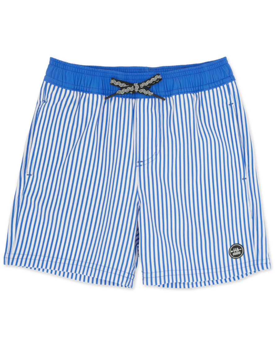 Feather 4 Arrow | Volley Trunk | Marina Blue | Close | Vagabond | Apparel | Boutique