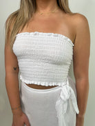 Felicite Smocked Tube Top | Vagabond Apparel Boutique