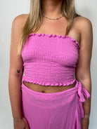 Felicite Smocked Tube Top | Vagabond Apparel Boutique