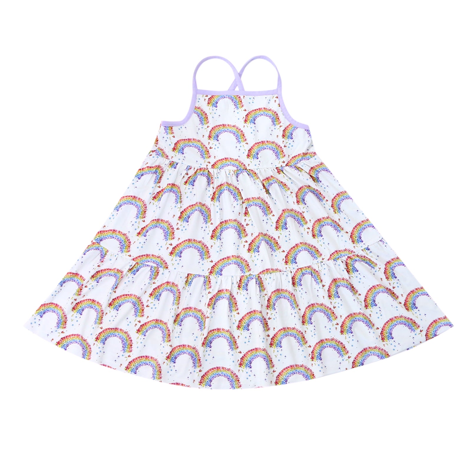 Coco Moon Bamboo Ruffle Dress Flower Shower | Vagabond Apparel Boutique