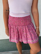 Fox In Gown |  Gelsey Skirt | Pink Lilac Shimmer | Front | Vagabond | Apparel | Boutique