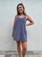 Free People | Hot Shot Mini Dress | Blue Indigo | Vagabond | Apparel | Boutique