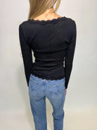 Free People |  Big Love Cardi | Black | Vagabond | Apparel | Boutique