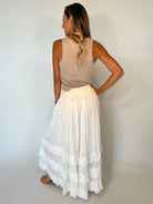 Free People | Brynn Maxi Skirt | White | Vagabond | Apparel | Boutique
