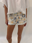 Free People | Cali Cuffed Printed Short | Model | Vagabond | Apparel | Boutique