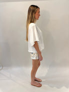 Free People | Cali Cuffed Printed Short | Side | Vagabond | Apparel | Boutique