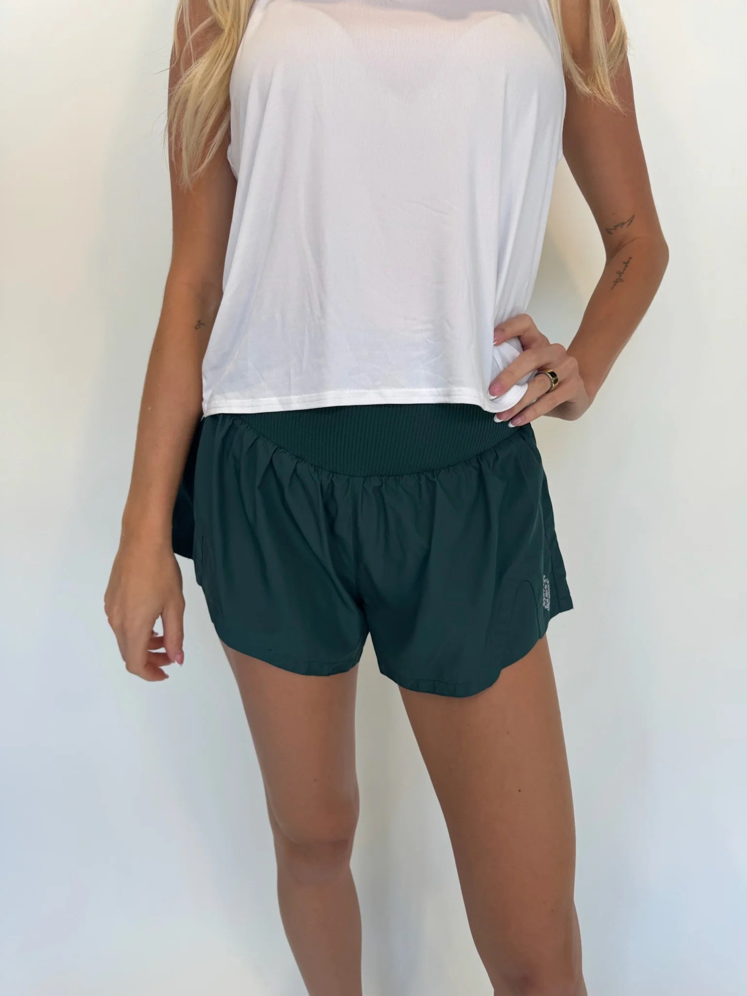 Free People | Carpe Diem Shorts | Evergreen | Vagabond | Apparel | Boutique