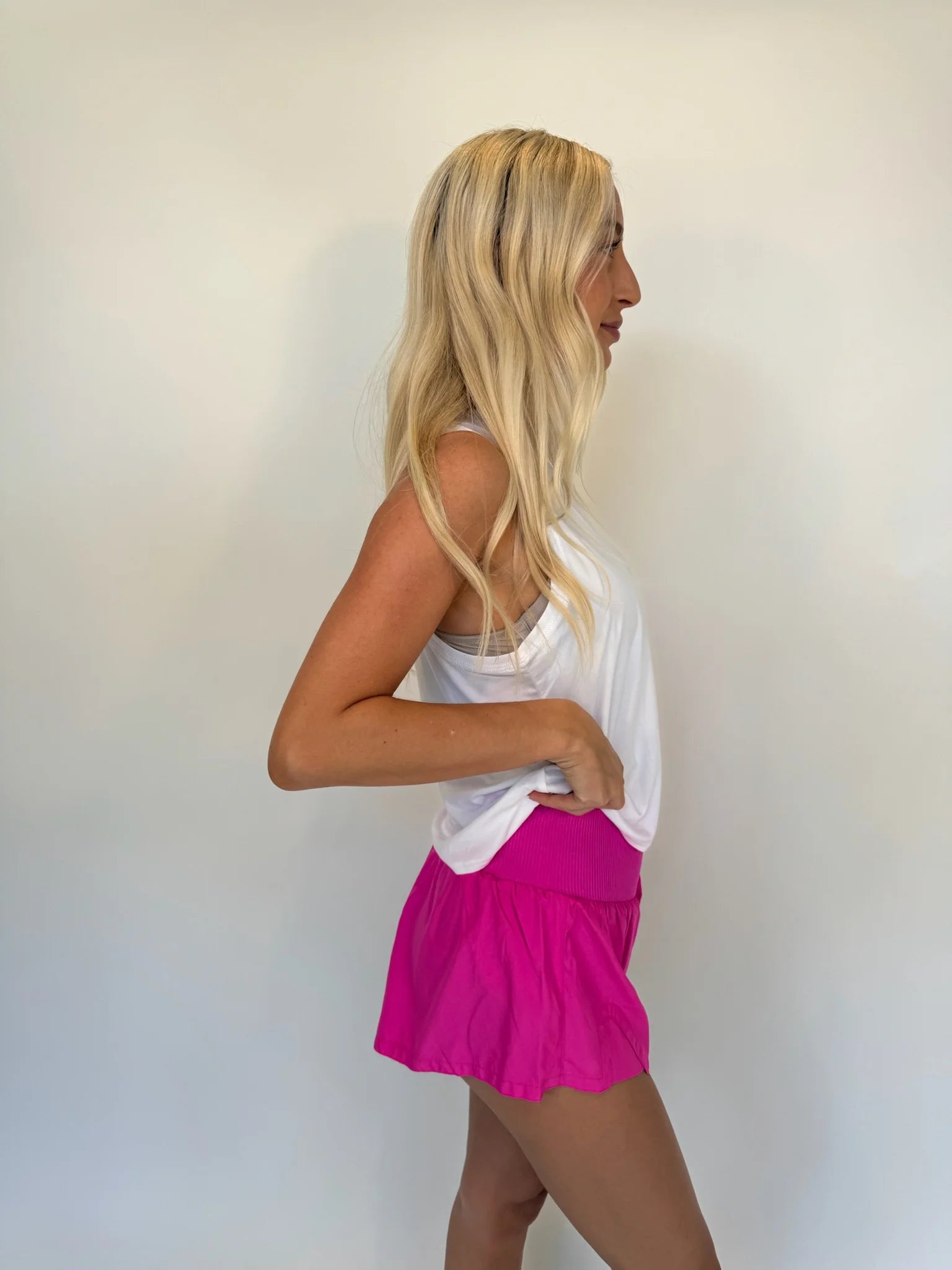 Free People | Carpe Diem Shorts | Fuchsia | Side | Vagabond | Apparel | Boutique